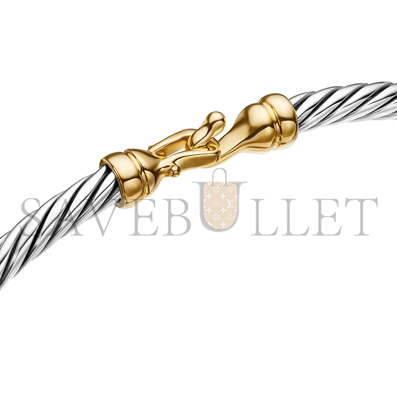dau1d Yvrm*n buckle classic cable bracelet b09543 s8